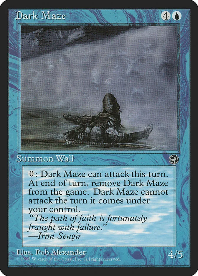 1995 Homelands Dark Maze common #25a common card image