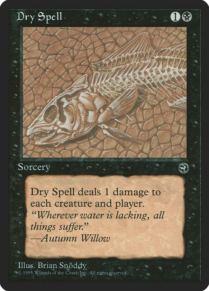 1995 Homelands Dry Spell common #46a common card image