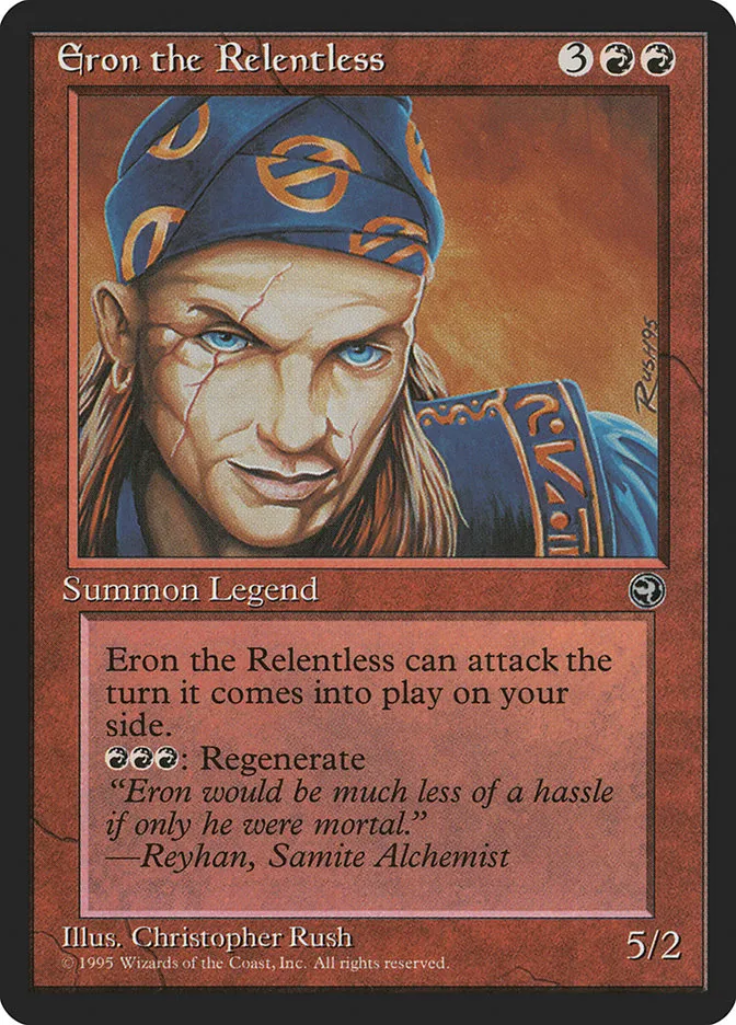 1995 Homelands Eron the Relentless uncommon #73 uncommon card image