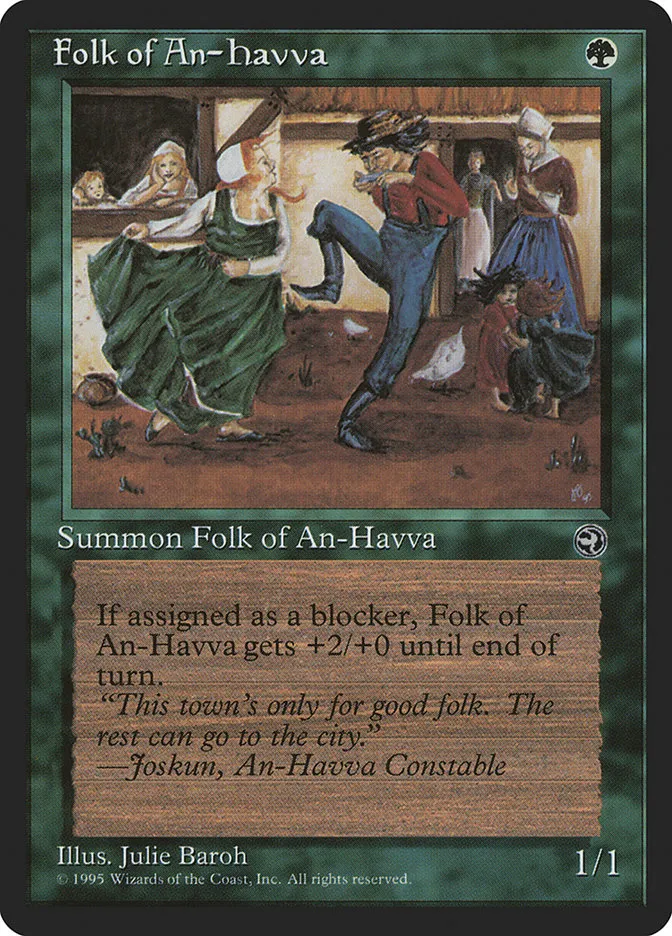 1995 Homelands Folk of An-Havva [Baroh] common #87a common card image