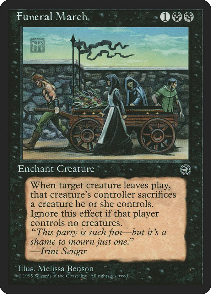 1995 Homelands Funeral March common #48 common card image