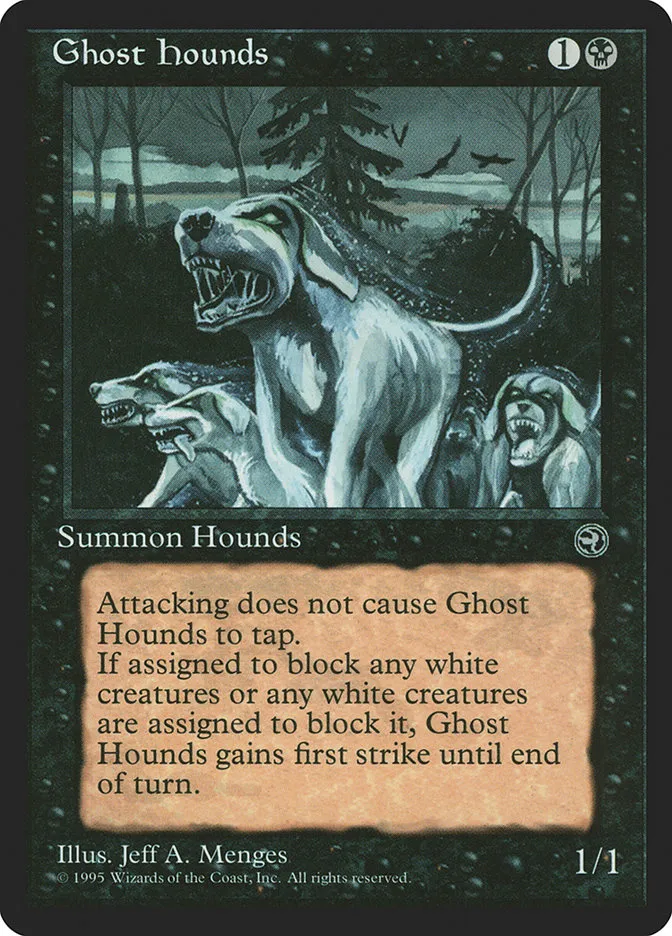 1995 Homelands Ghost Hounds uncommon #49 uncommon card image