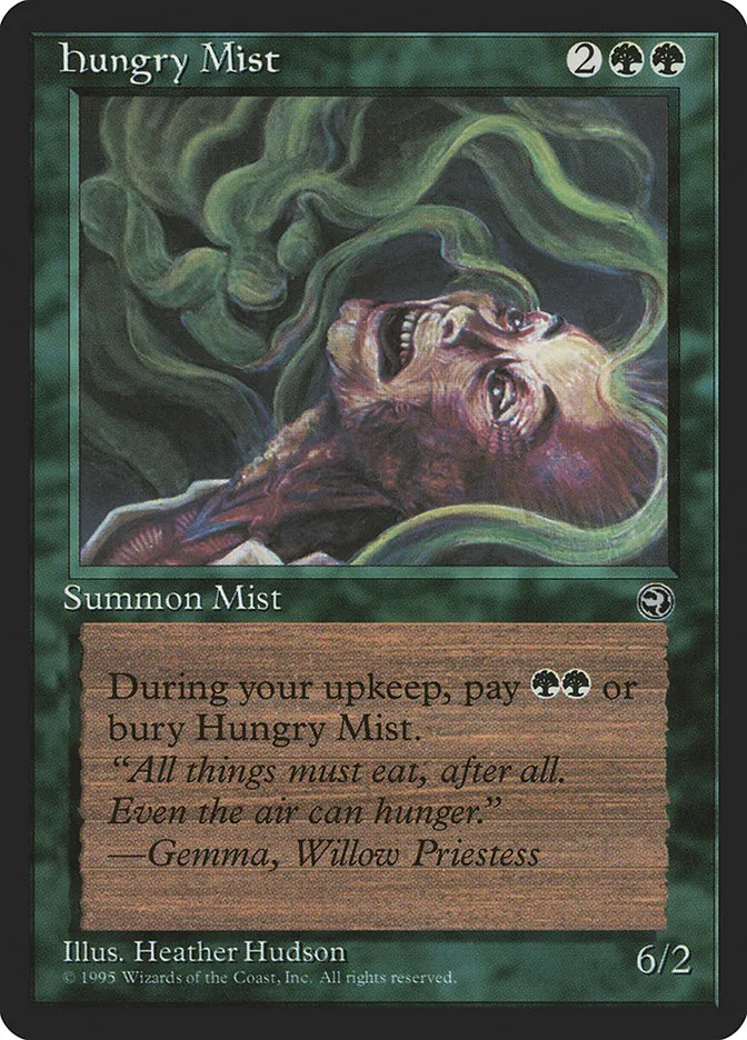 1995 Homelands Hungry Mist common #88a common card image