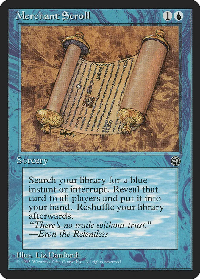 1995 Homelands Merchant Scroll common #33 common card image
