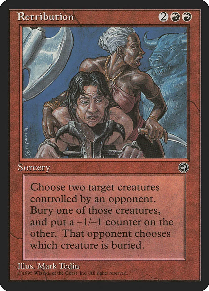 1995 Homelands Retribution uncommon #79 uncommon card image