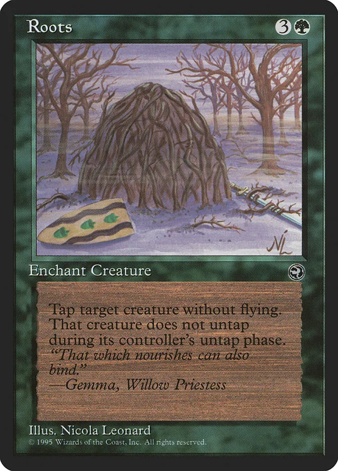 1995 Homelands Roots uncommon #95 uncommon card image