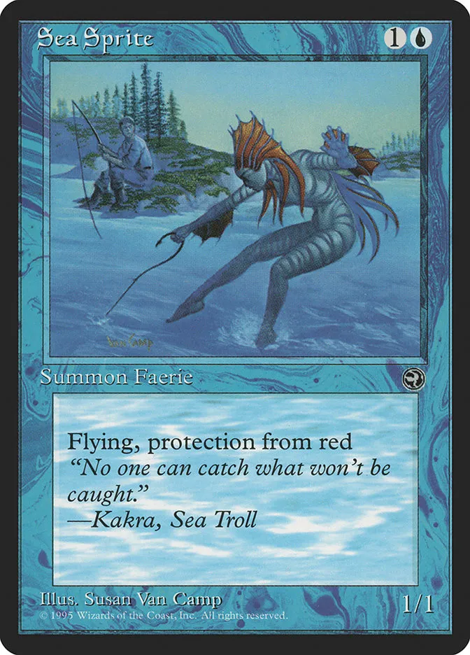 1995 Homelands Sea Sprite uncommon #38 uncommon card image