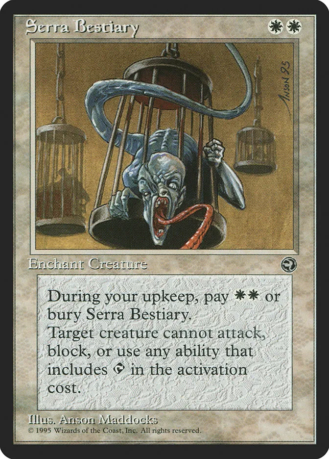 1995 Homelands Serra Bestiary common #15 common card image