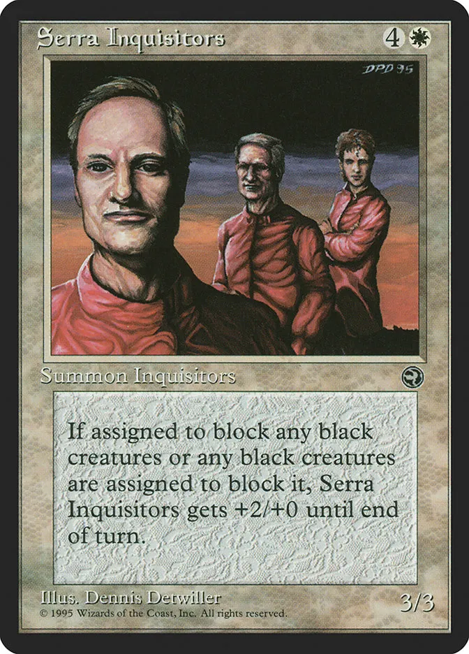 1995 Homelands Serra Inquisitors uncommon #16 uncommon card image