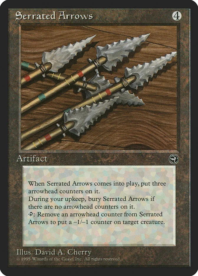 1995 Homelands Serrated Arrows common #110 common card image