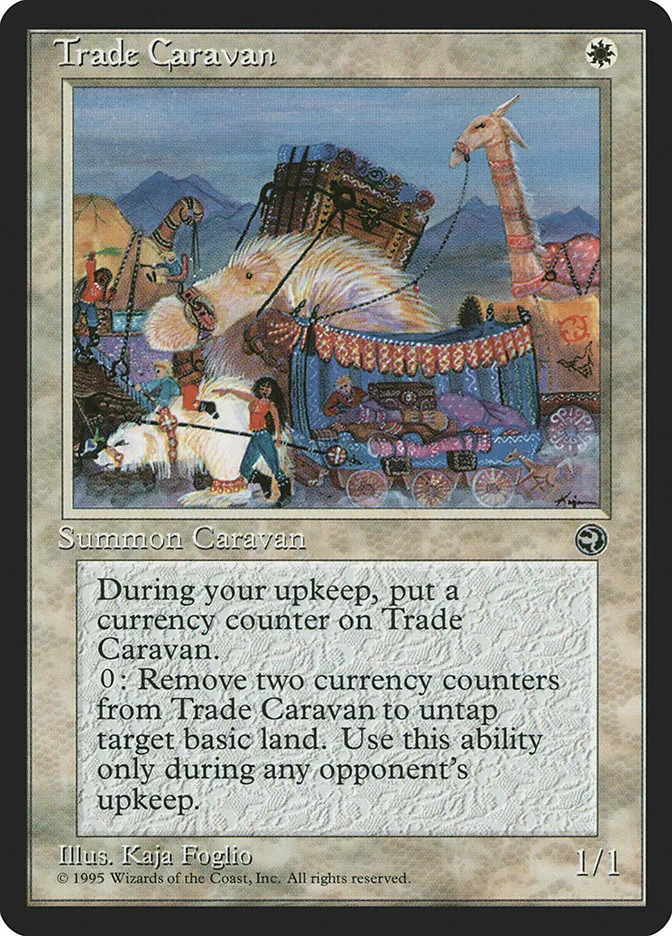 1995 Homelands Trade Caravan common #19a common card image