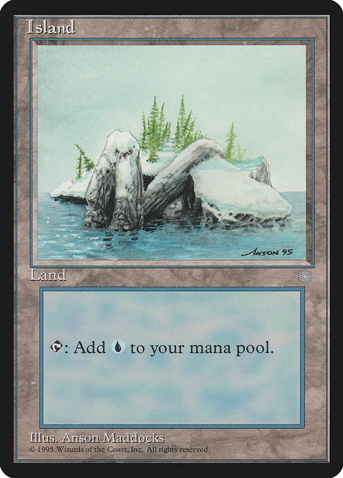 1995 Ice Age Island common #370 common card image