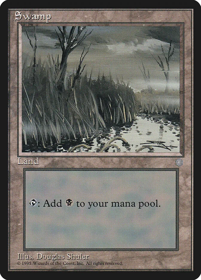 1995 Ice Age Swamp common #374 common card image