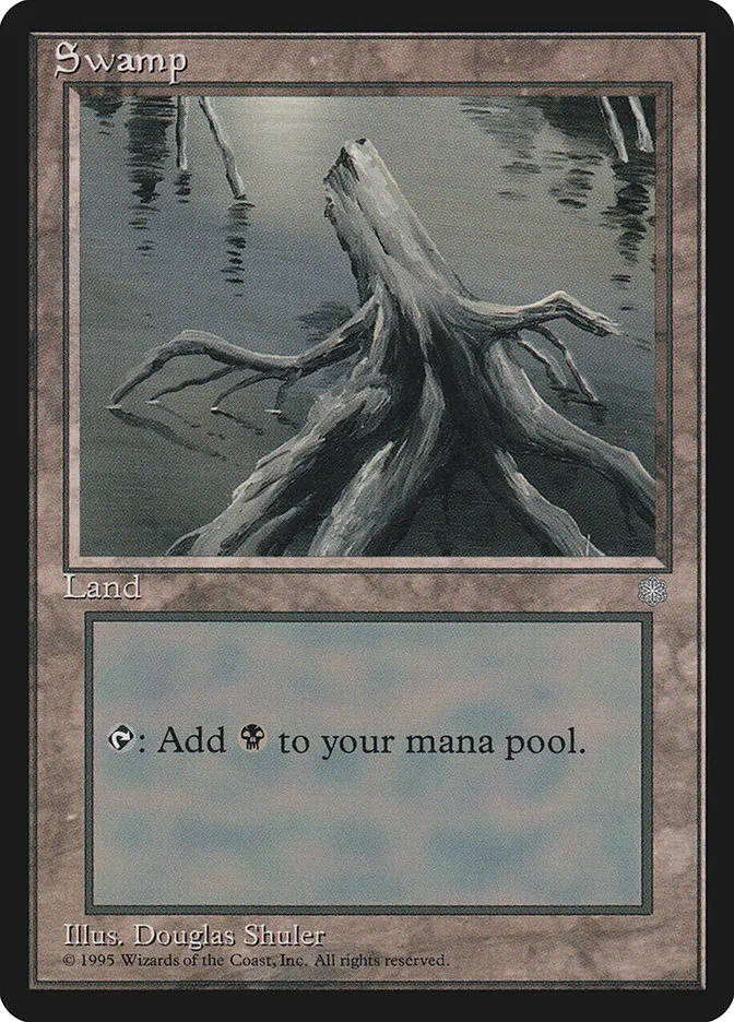 1995 Ice Age Swamp common #375 common card image