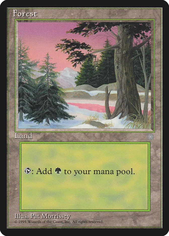 1995 Ice Age Forest common #381 common card image