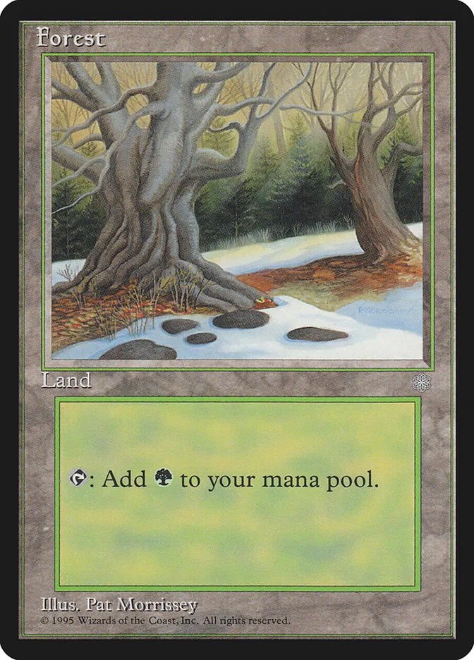 1995 Ice Age Forest common #382 common card image