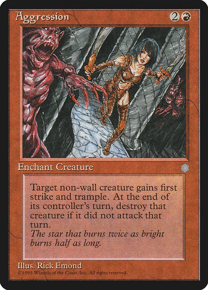 1995 Ice Age Aggression uncommon #169 uncommon card image