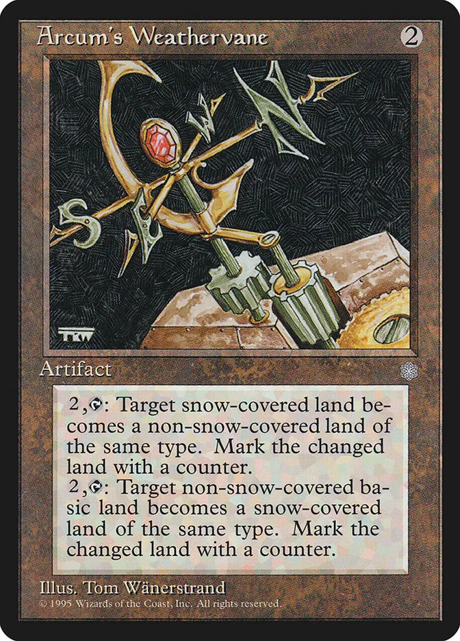 1995 Ice Age Arcum's Weathervane #310 uncommon card image