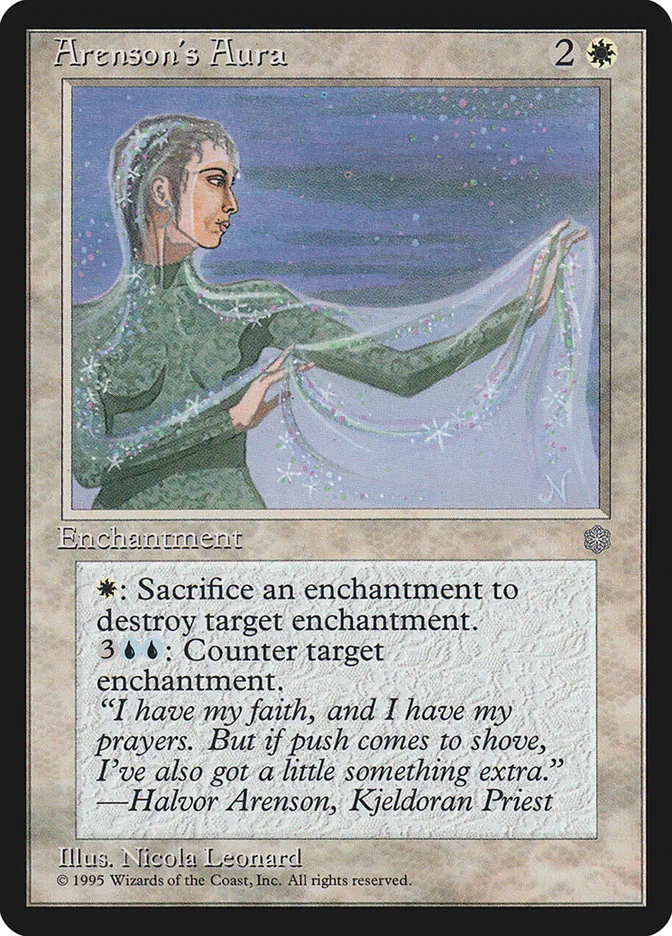 1995 Ice Age Arenson's Aura common #3 common card image