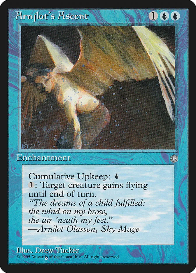 1995 Ice Age Arnjlot's Ascent common #57 common card image
