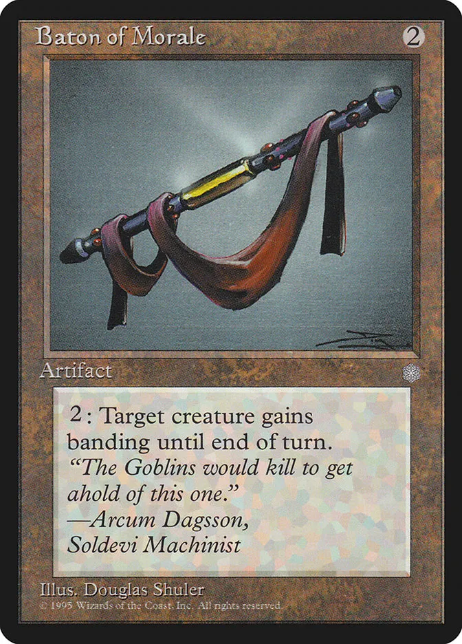 1995 Ice Age Baton of Morale uncommon #313 uncommon card image