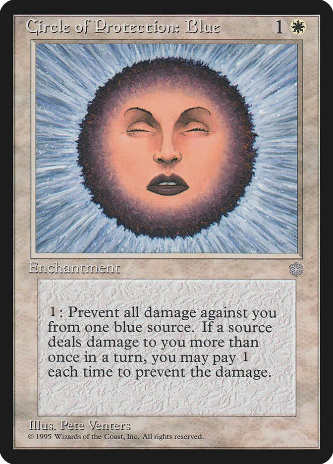 1995 Ice Age Circle of Protection: Blue #13 common card image