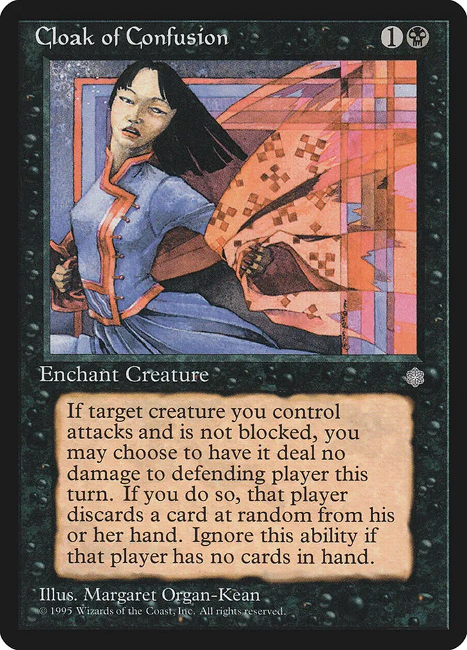 1995 Ice Age Cloak of Confusion common #117 common card image