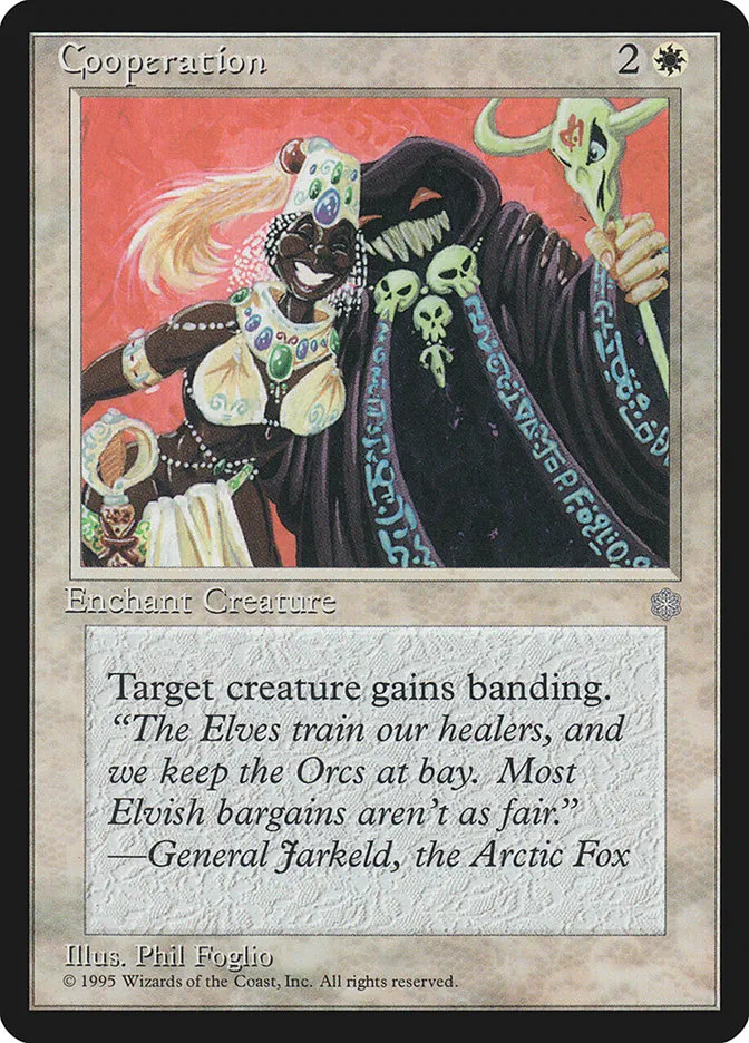 1995 Ice Age Cooperation common #18 common card image