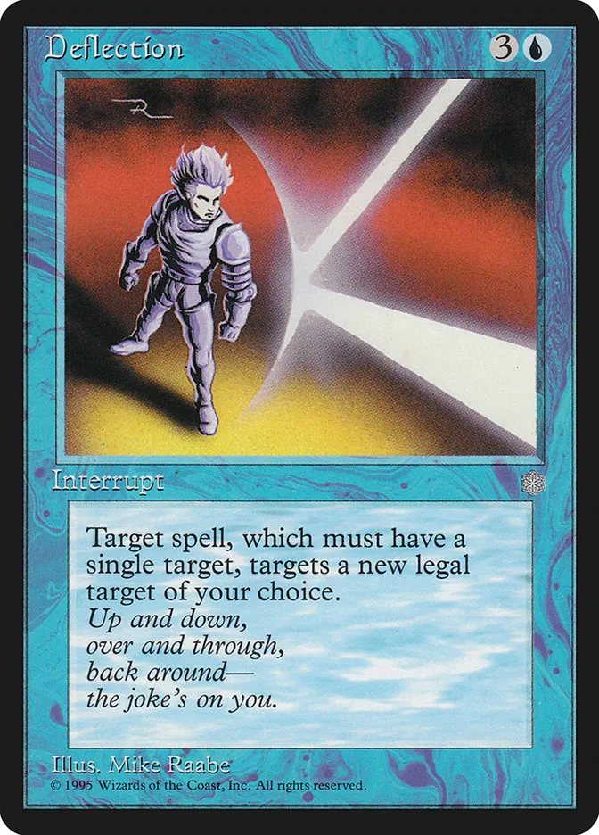1995 Ice Age Deflection rare #65 rare card image