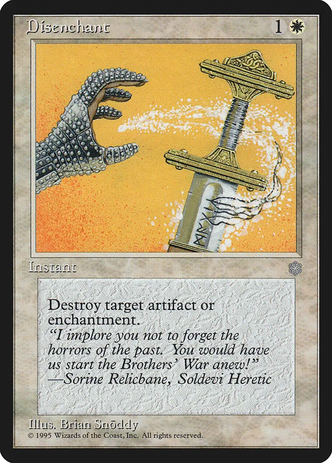 1995 Ice Age Disenchant common #20 common card image