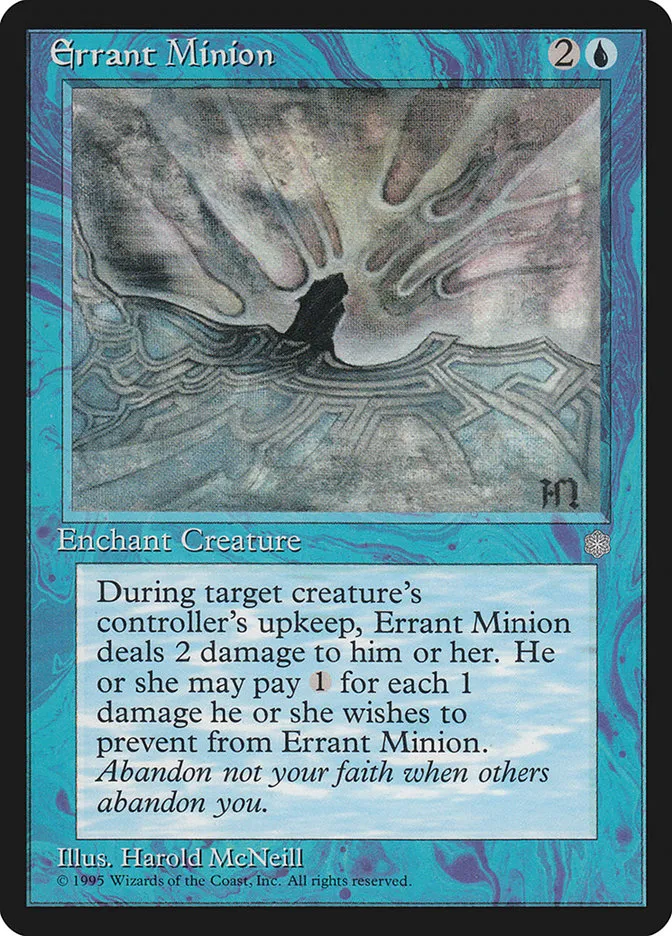 1995 Ice Age Errant Minion common #68 common card image