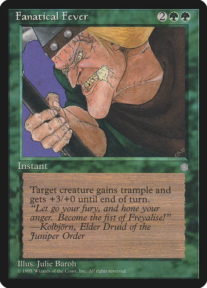 1995 Ice Age Fanatical Fever uncommon #234 uncommon card image
