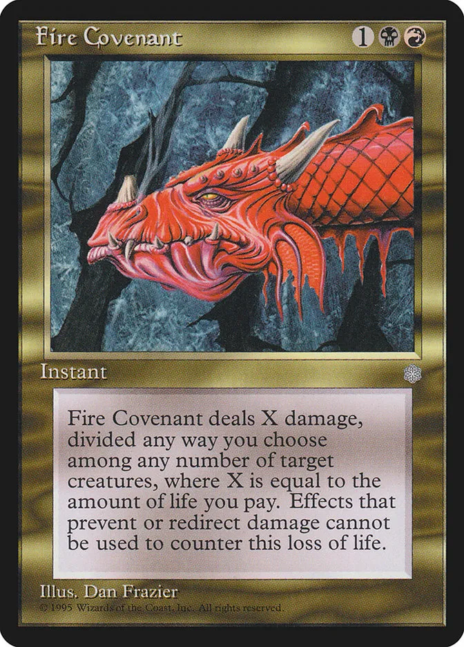 1995 Ice Age Fire Covenant uncommon #289 uncommon card image