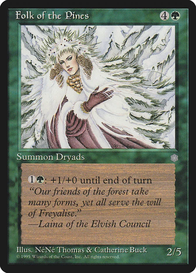 1995 Ice Age Folk of the Pines common #235 common card image