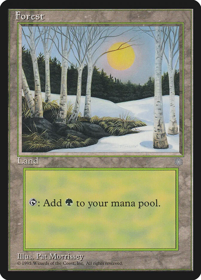 1995 Ice Age Forest common #380 common card image