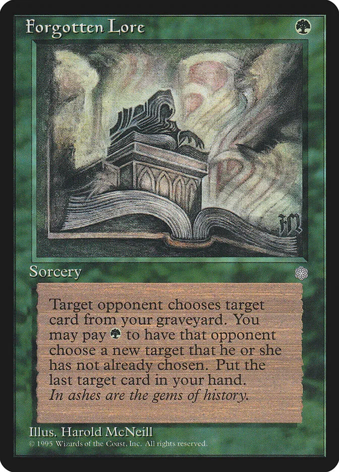 1995 Ice Age Forgotten Lore uncommon #237 uncommon card image