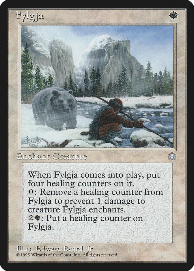 1995 Ice Age Fylgja common #26 common card image