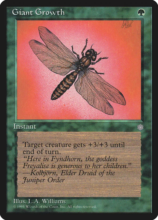 1995 Ice Age Giant Growth common #246 common card image