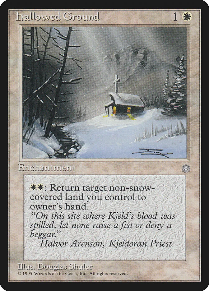 1995 Ice Age Hallowed Ground uncommon #29 uncommon card image