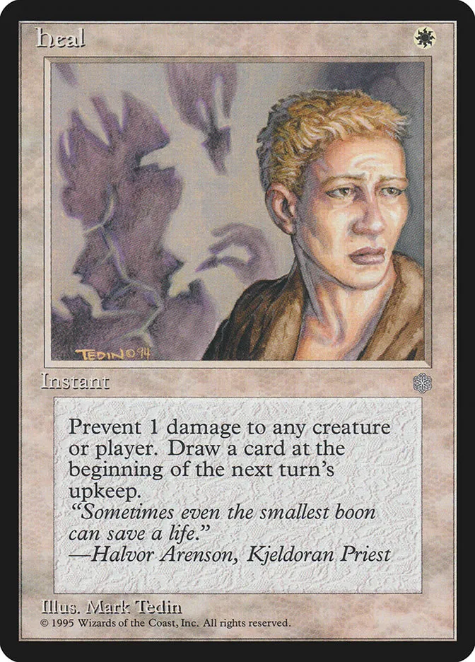 1995 Ice Age Heal common #30 common card image