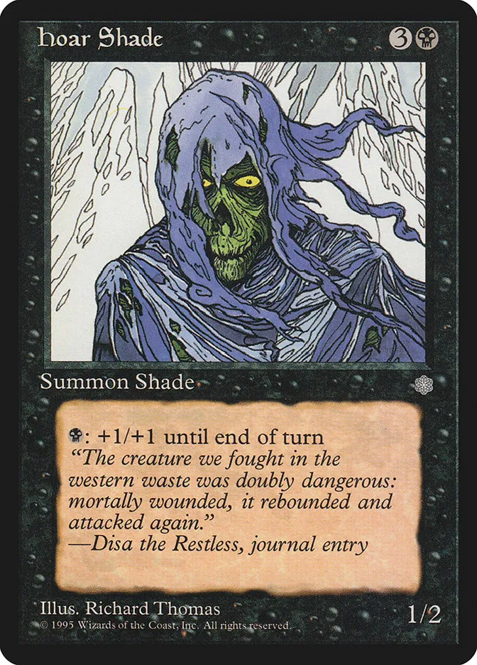 1995 Ice Age Hoar Shade common #131 common card image