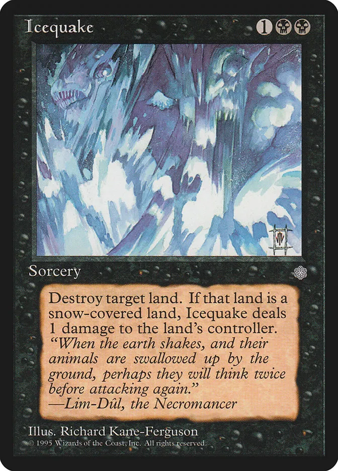 1995 Ice Age Icequake uncommon #134 uncommon card image