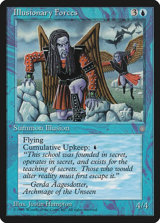 1995 Ice Age Illusionary Forces common #75 common card image