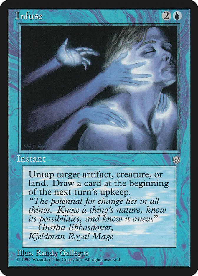 1995 Ice Age Infuse common #80 common card image