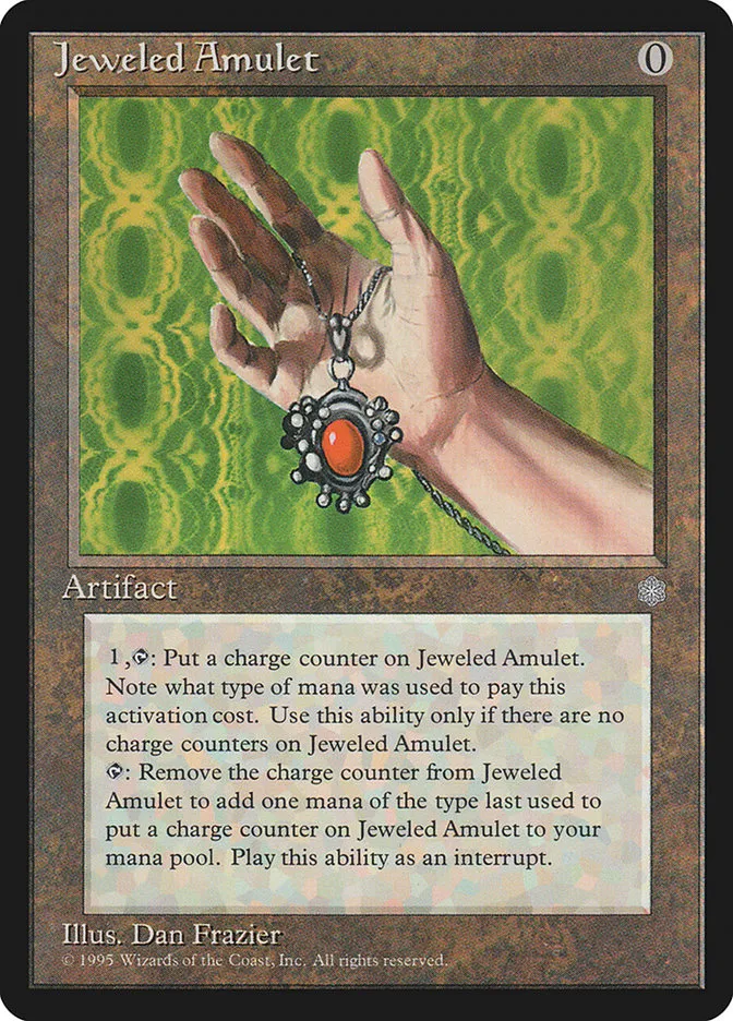 1995 Ice Age Jeweled Amulet #326 uncommon card image