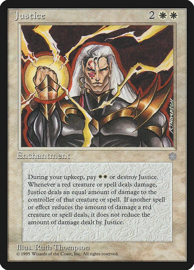 1995 Ice Age Justice uncommon #32 uncommon card image