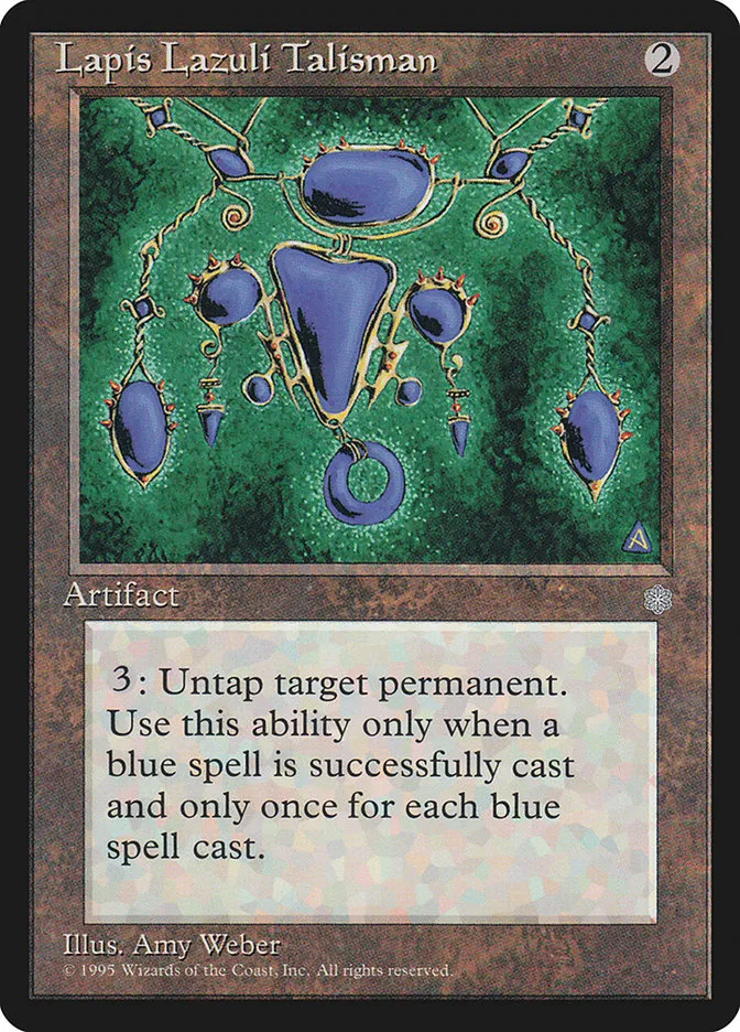 1995 Ice Age Lapis Lazuli Talisman uncommon #327 uncommon card image