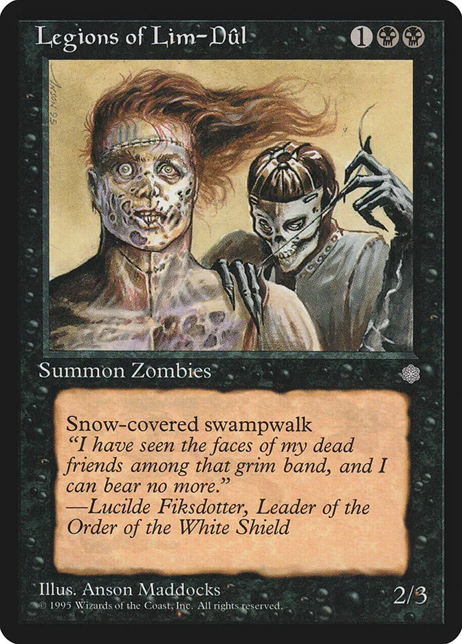 1995 Ice Age Legions of Lim-Dûl #142 common card image