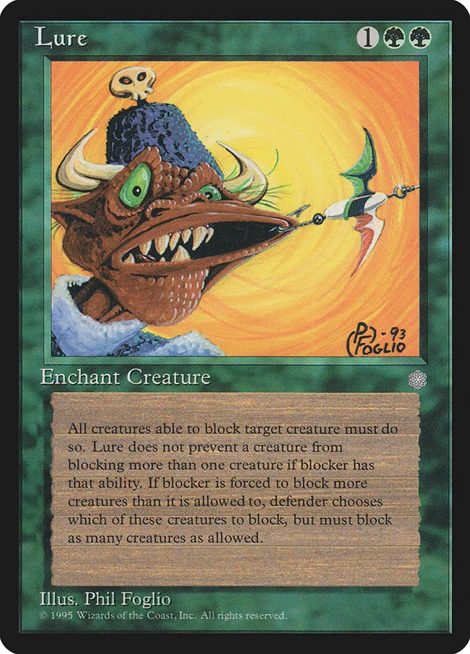 1995 Ice Age Lure uncommon #253 uncommon card image