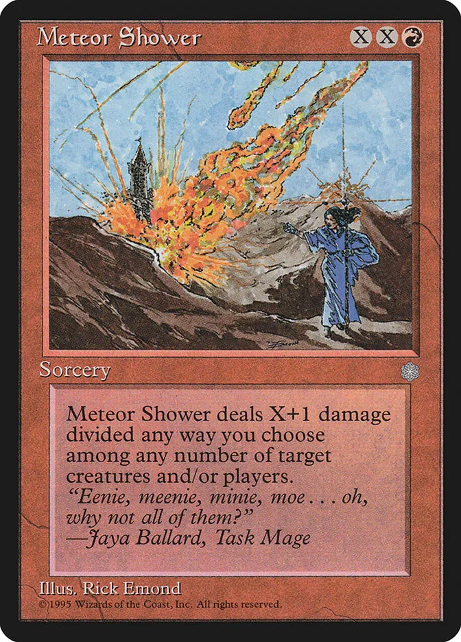 1995 Ice Age Meteor Shower common #202 common card image